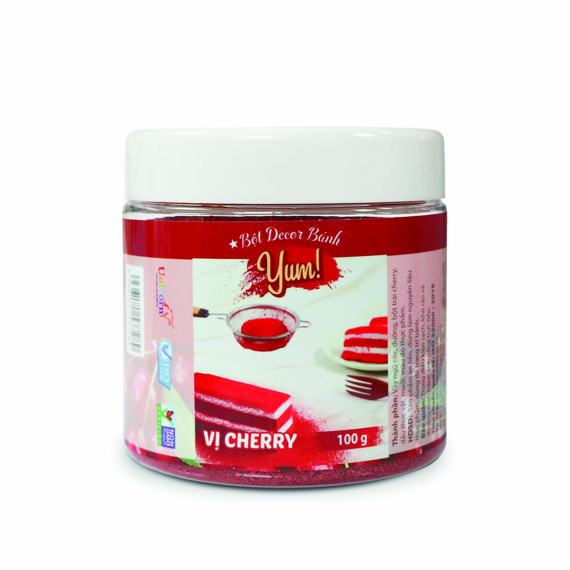Bột Decor Bánh Vị Cherry 100g