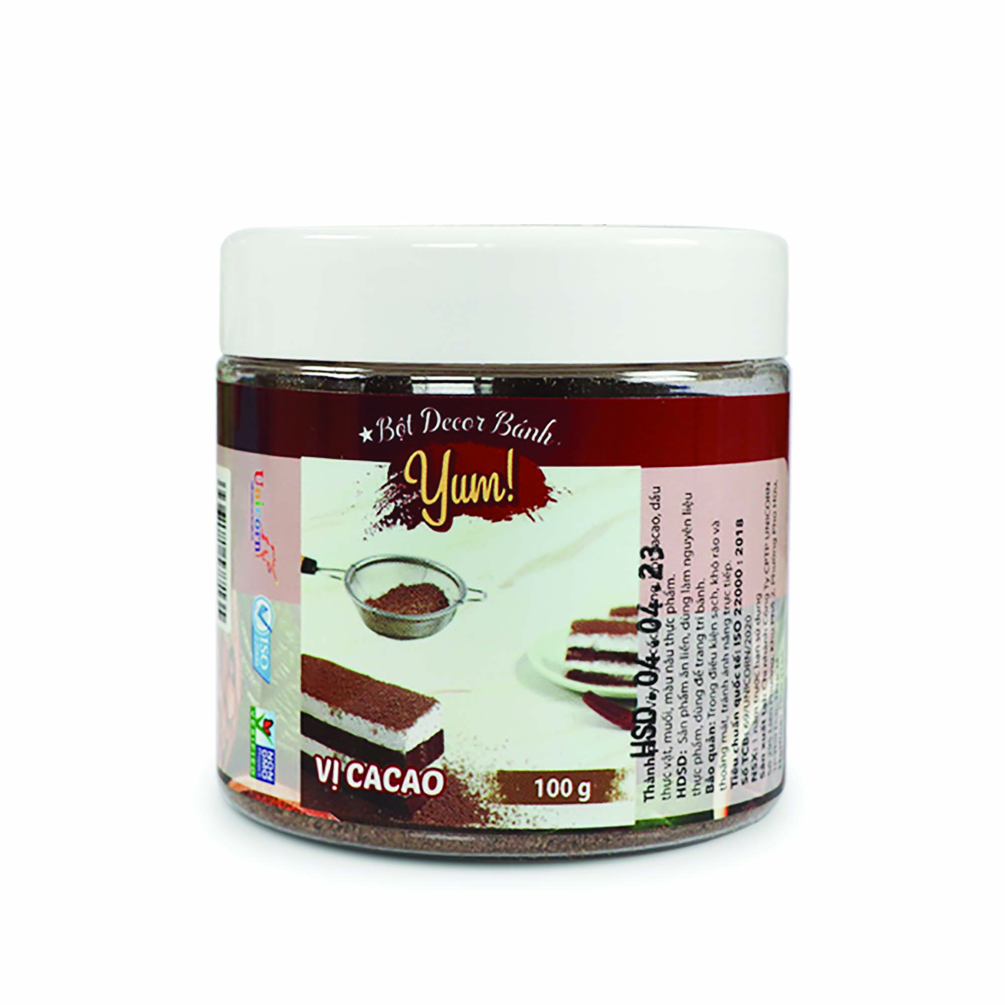 Bột Decor Bánh Vị CaCao 100g