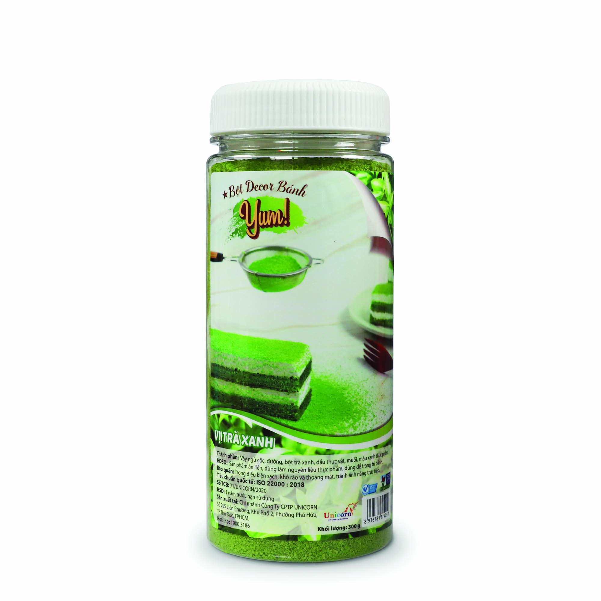 Bột Decor Bánh Vị Trà Xanh 300g