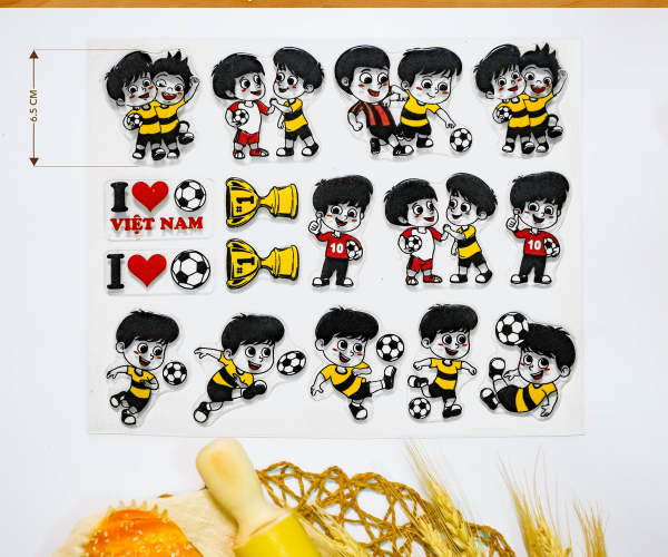 Khuôn In Hình Boy Soccer