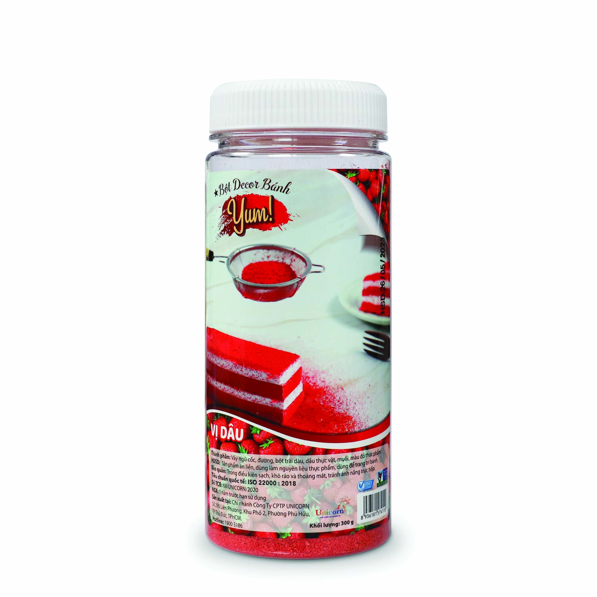 Bột Decor Bánh Vị Dâu 300g