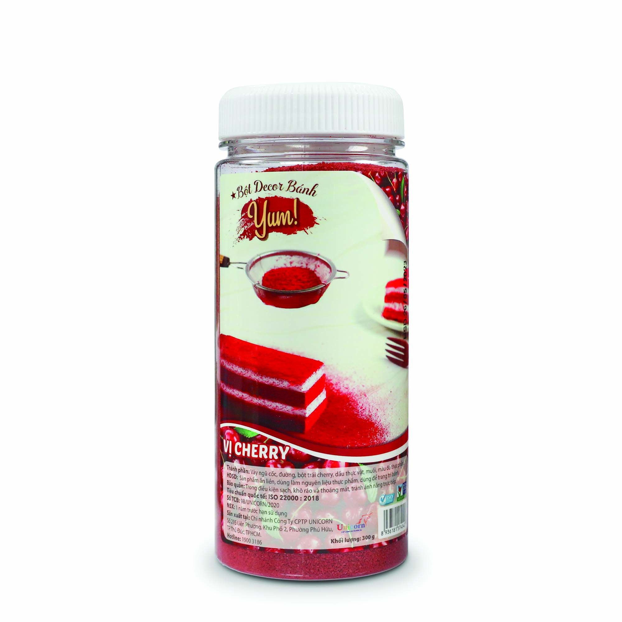 Bột Decor Bánh Vị Cherry 300g