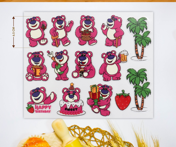 Khuôn In Hình Gấu Dâu