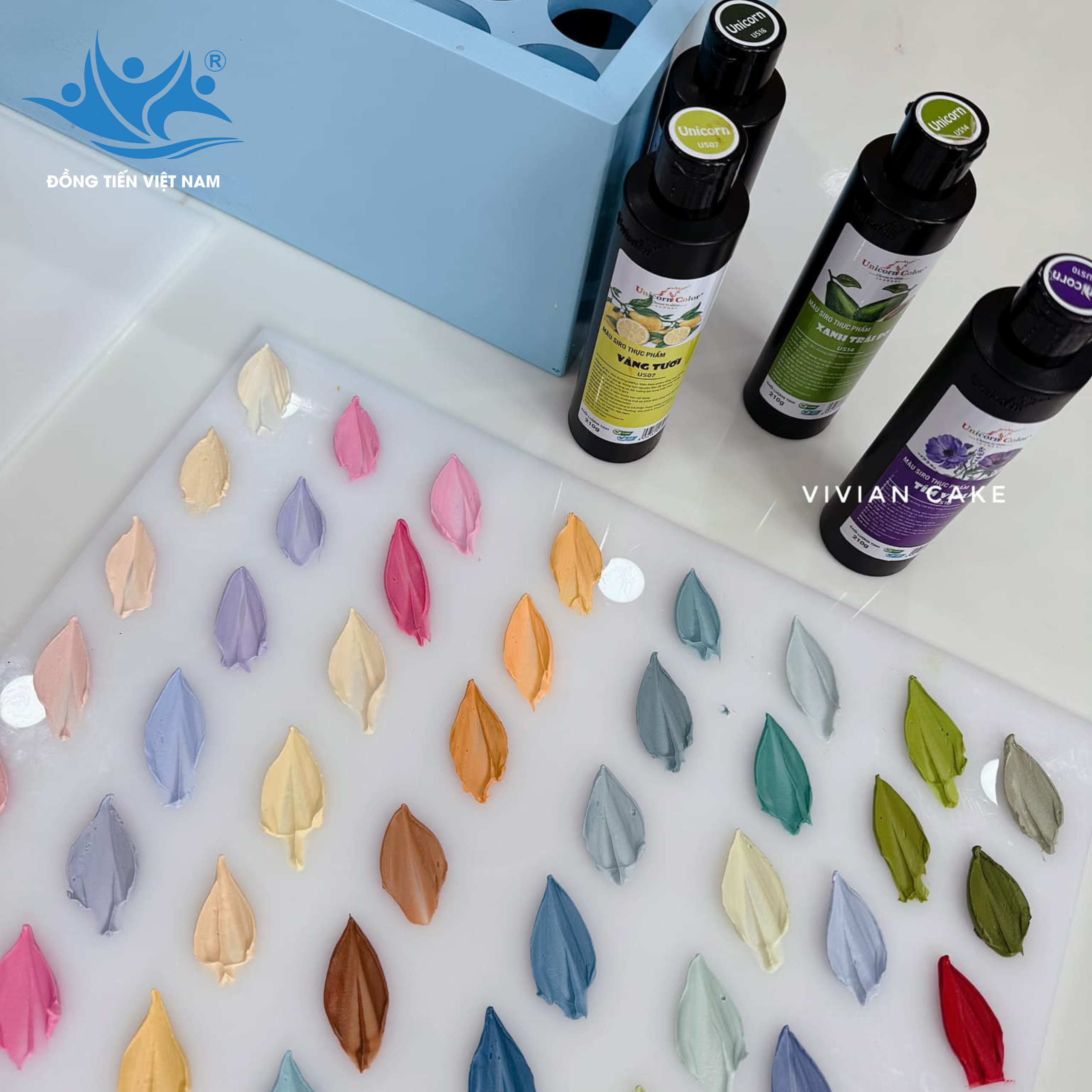 siro unicorn màu thực phẩm