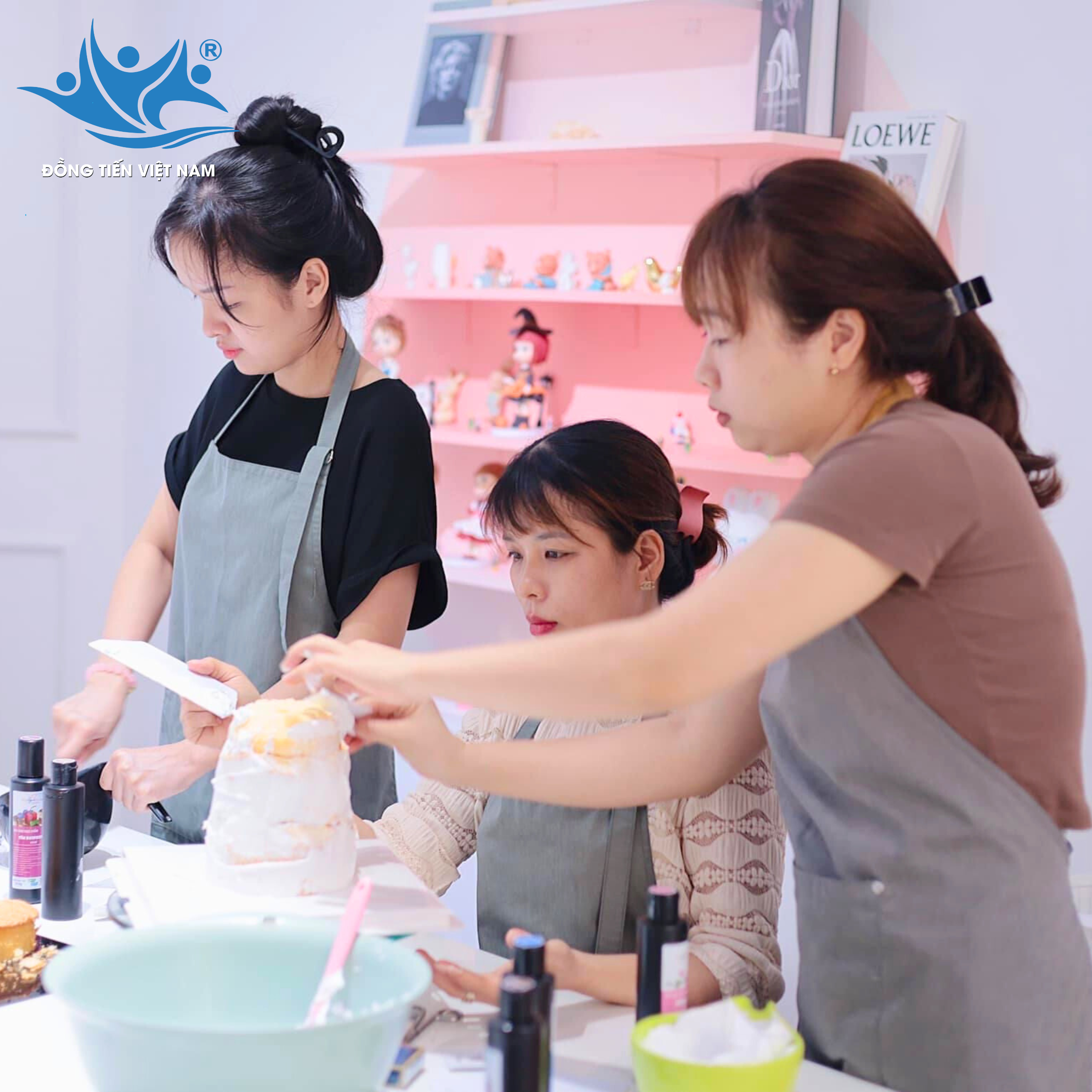 lớp học làm bánh siro unicorn