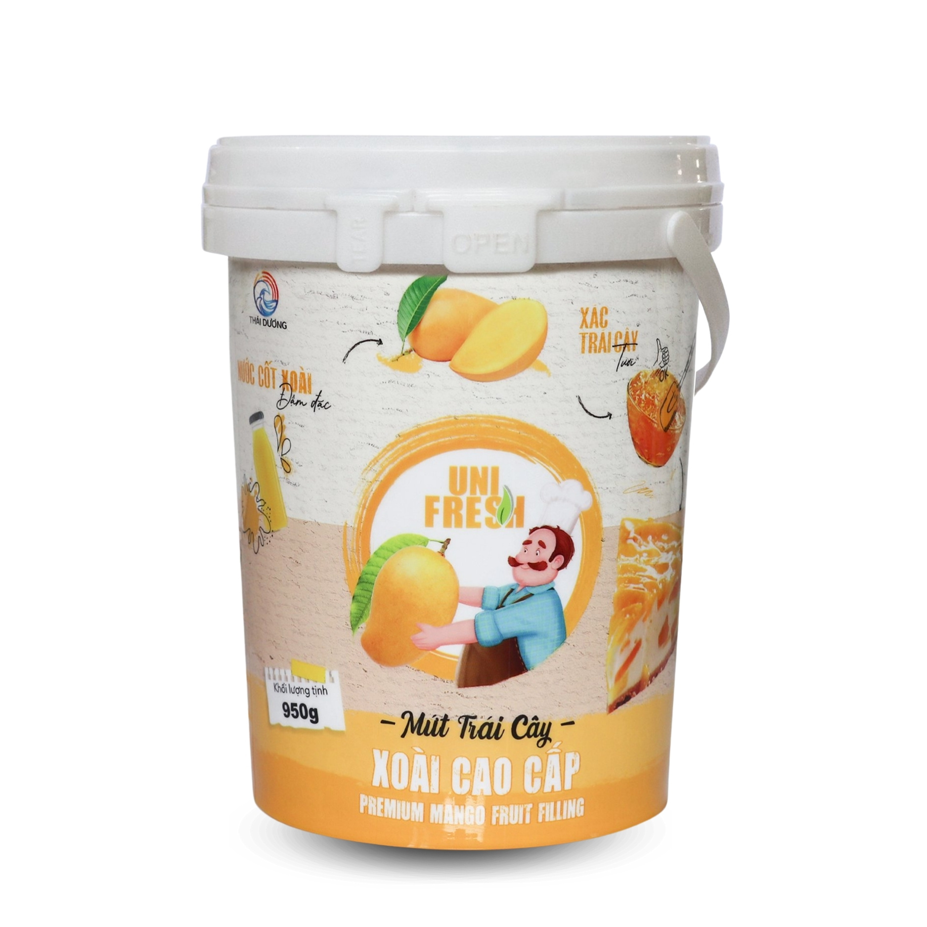 Mứt Trái Cây Unifresh Xoài Cao Cấp 950g