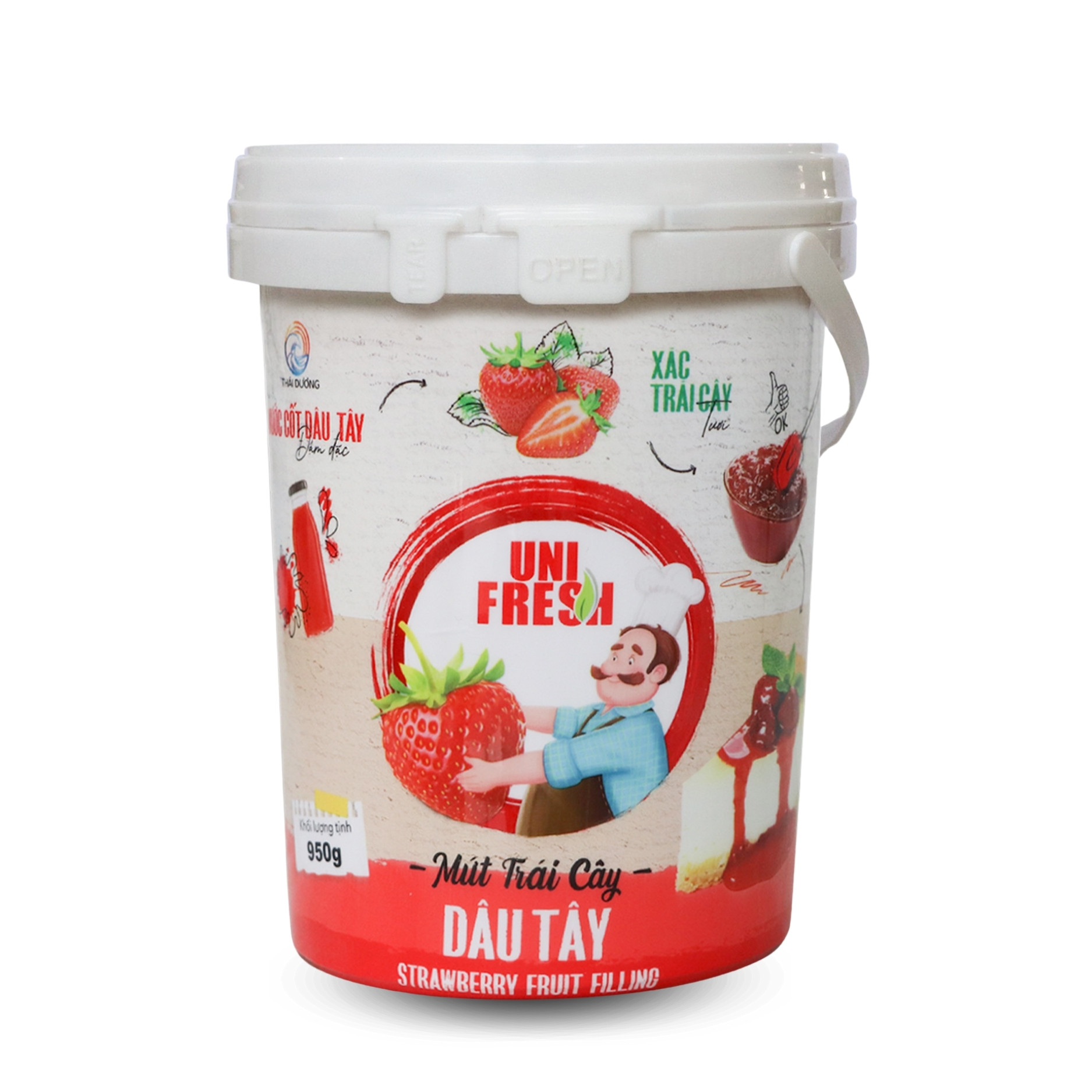 Mứt Trái Cây Unifresh Dâu Tây 950g
