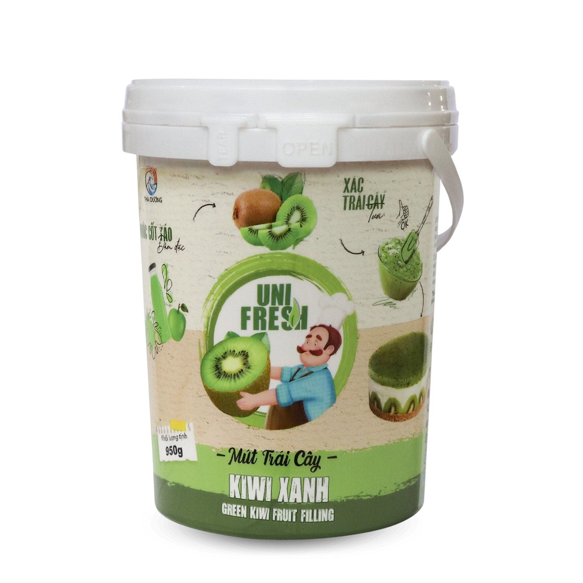 Mứt Trái Cây Unifresh Kiwi Xanh 950g