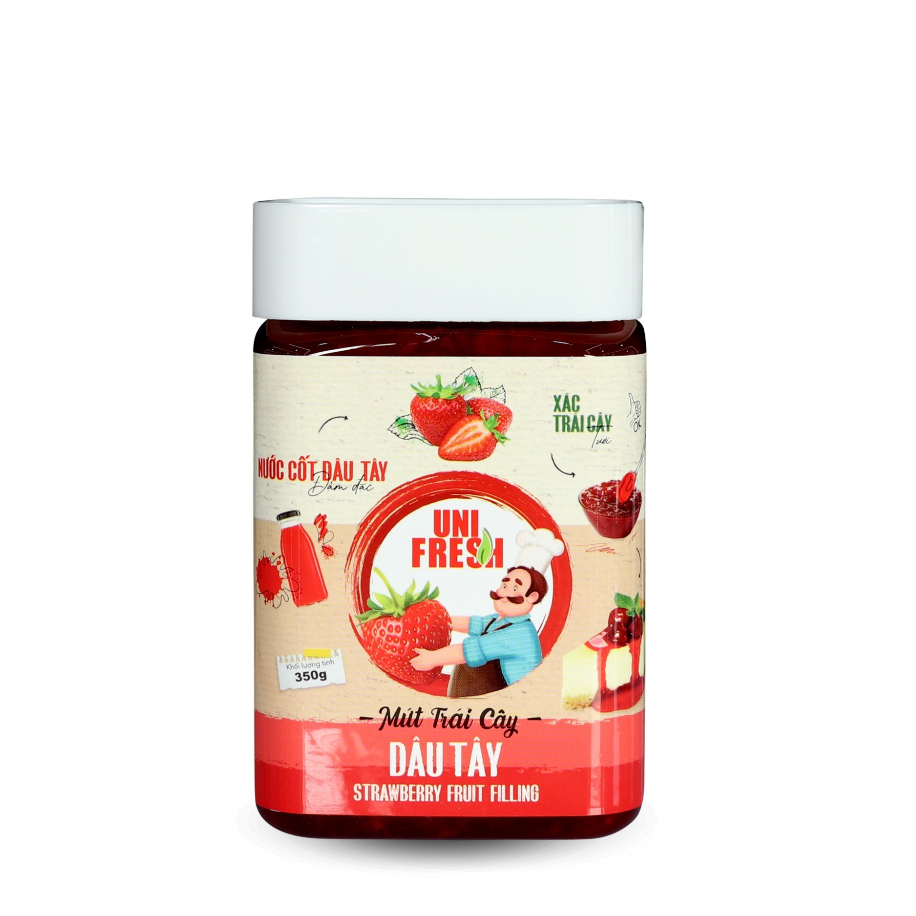 Mứt Trái Cây Unifresh Dâu Tây 350g