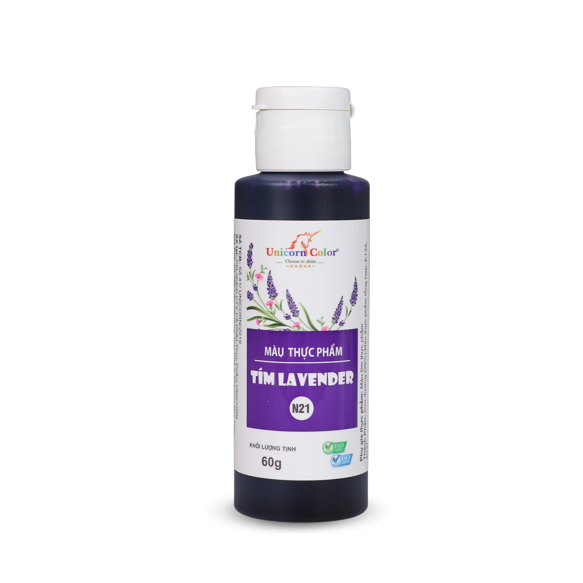 Màu Siro Unicorn Tím Lavender 60g