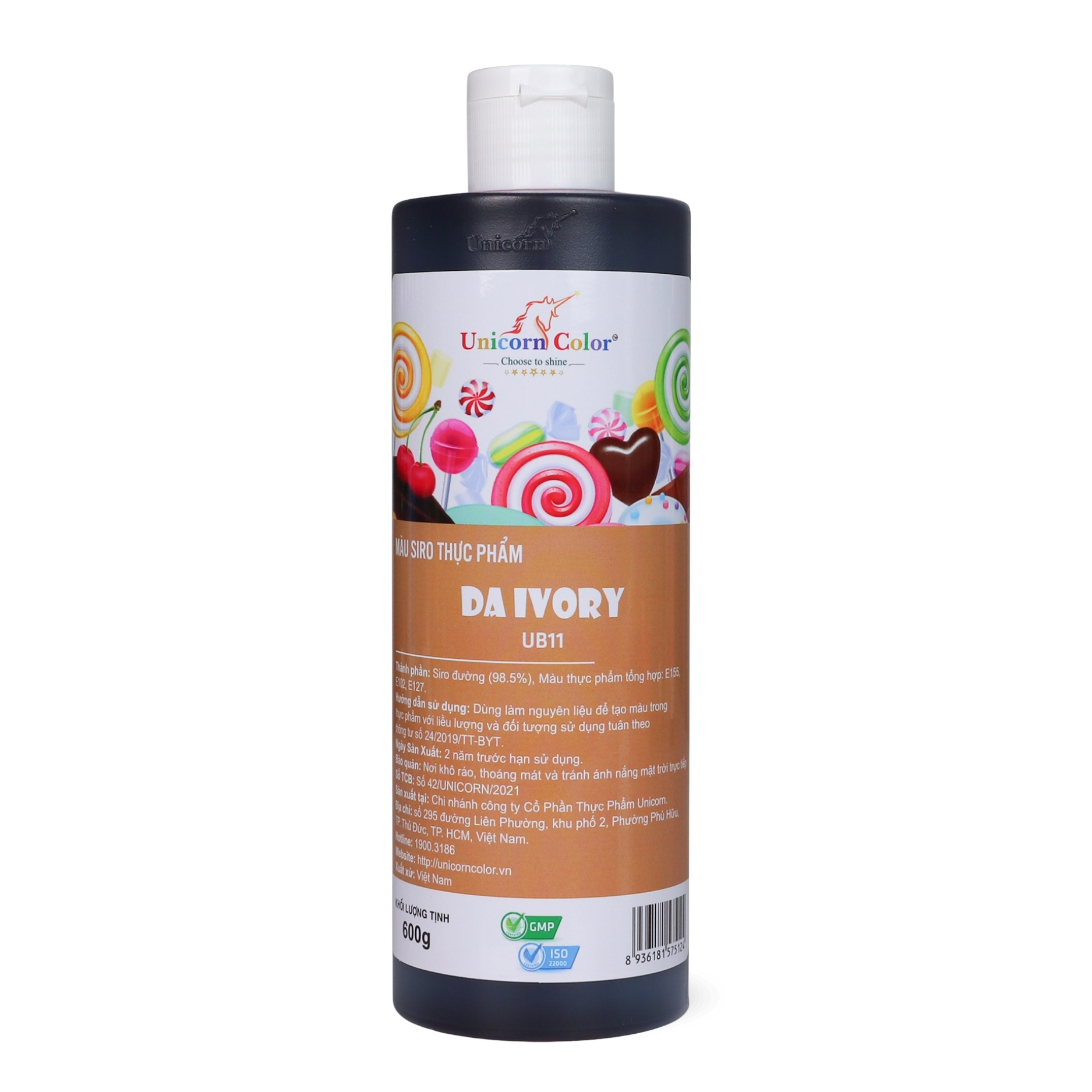 Màu Siro Unicorn Da Ivory 600g