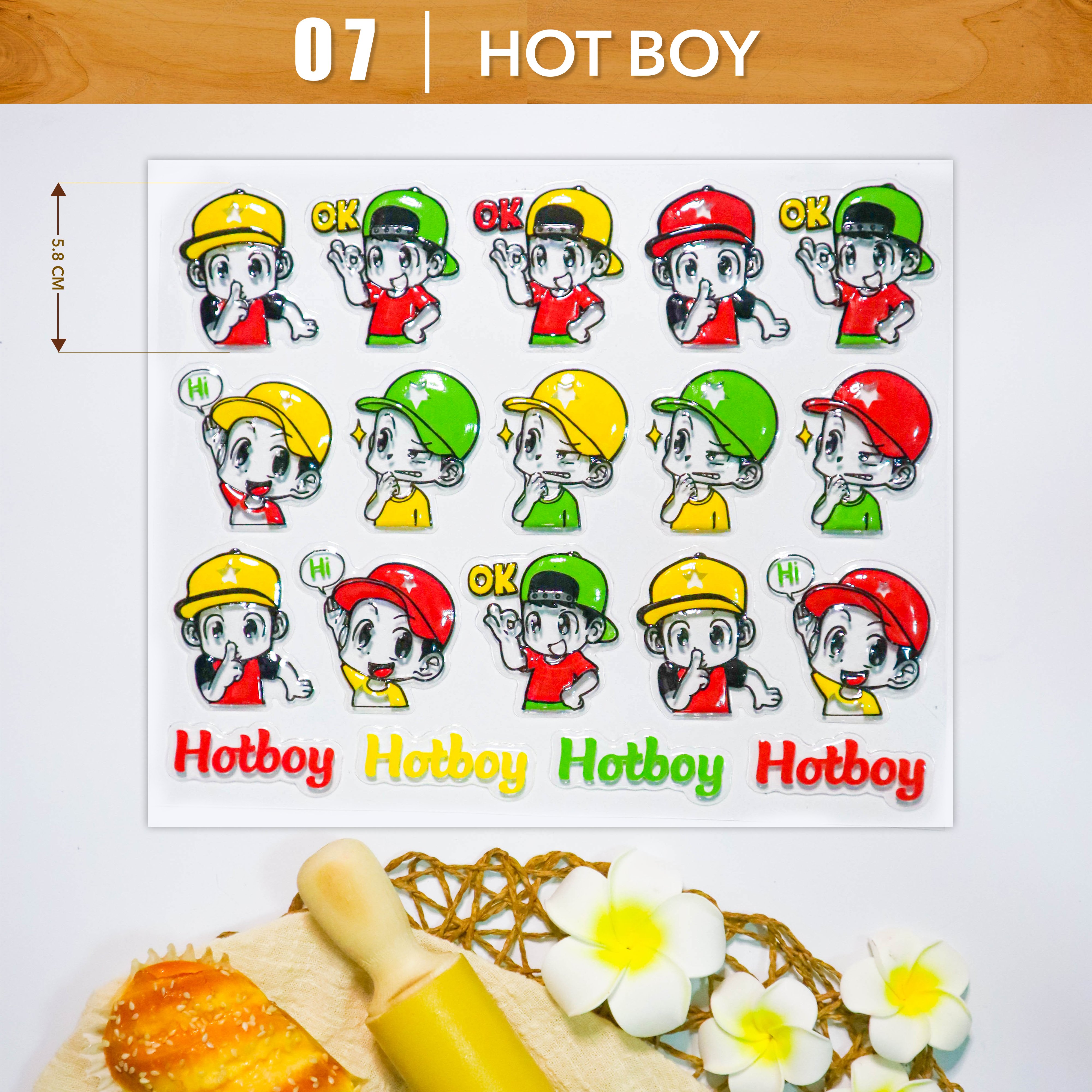 Khuôn In Hình Socola-Hot Boy