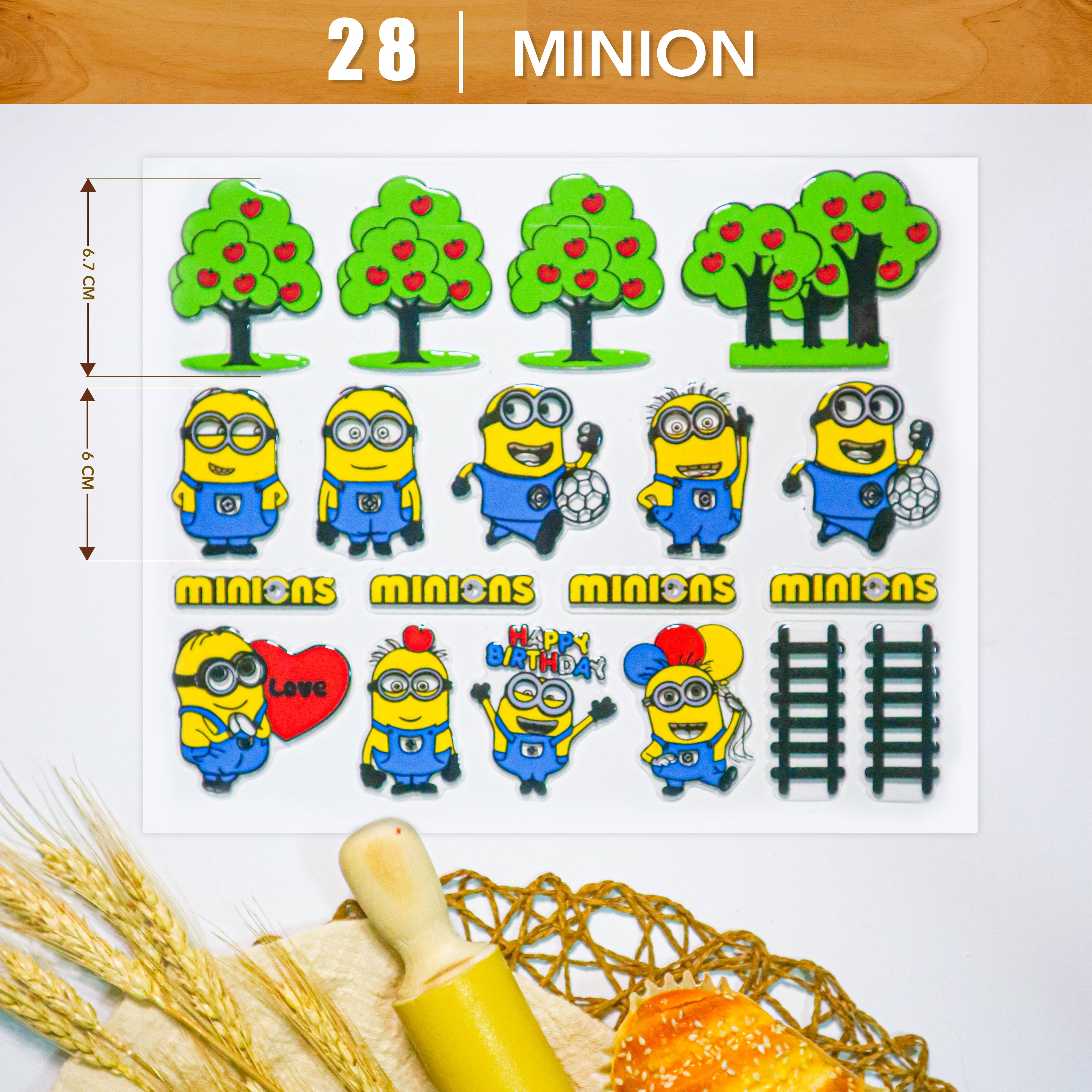Khuôn In Hình Socola-Minion