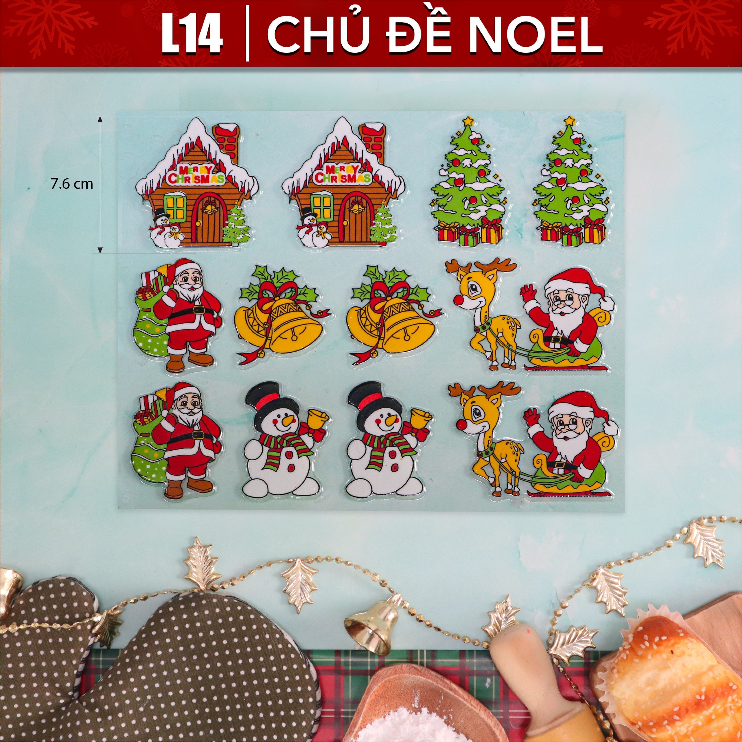 Khuôn In Hình Socola-Chủ Đề Noel
