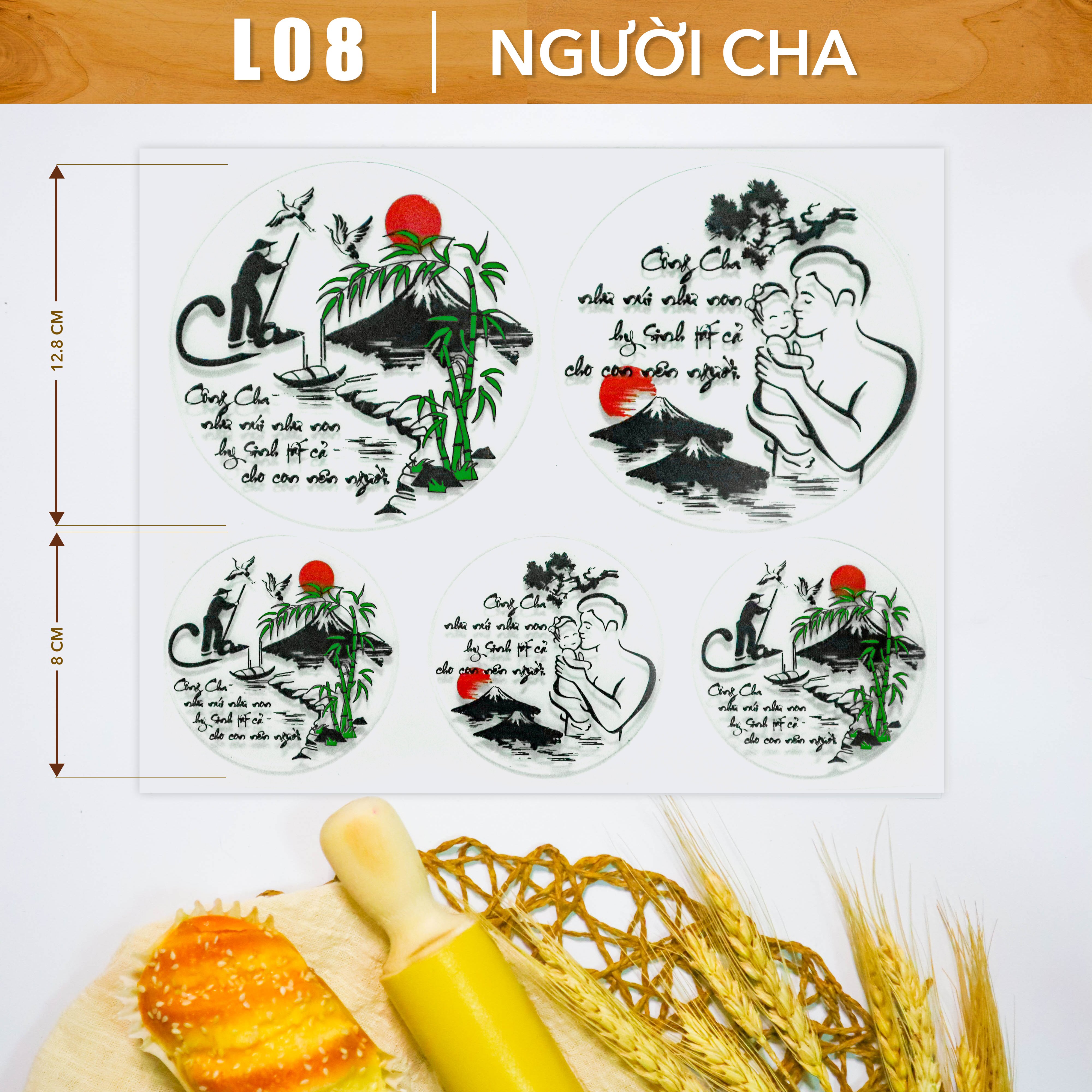 Khuôn In Hình Socola-Người Cha