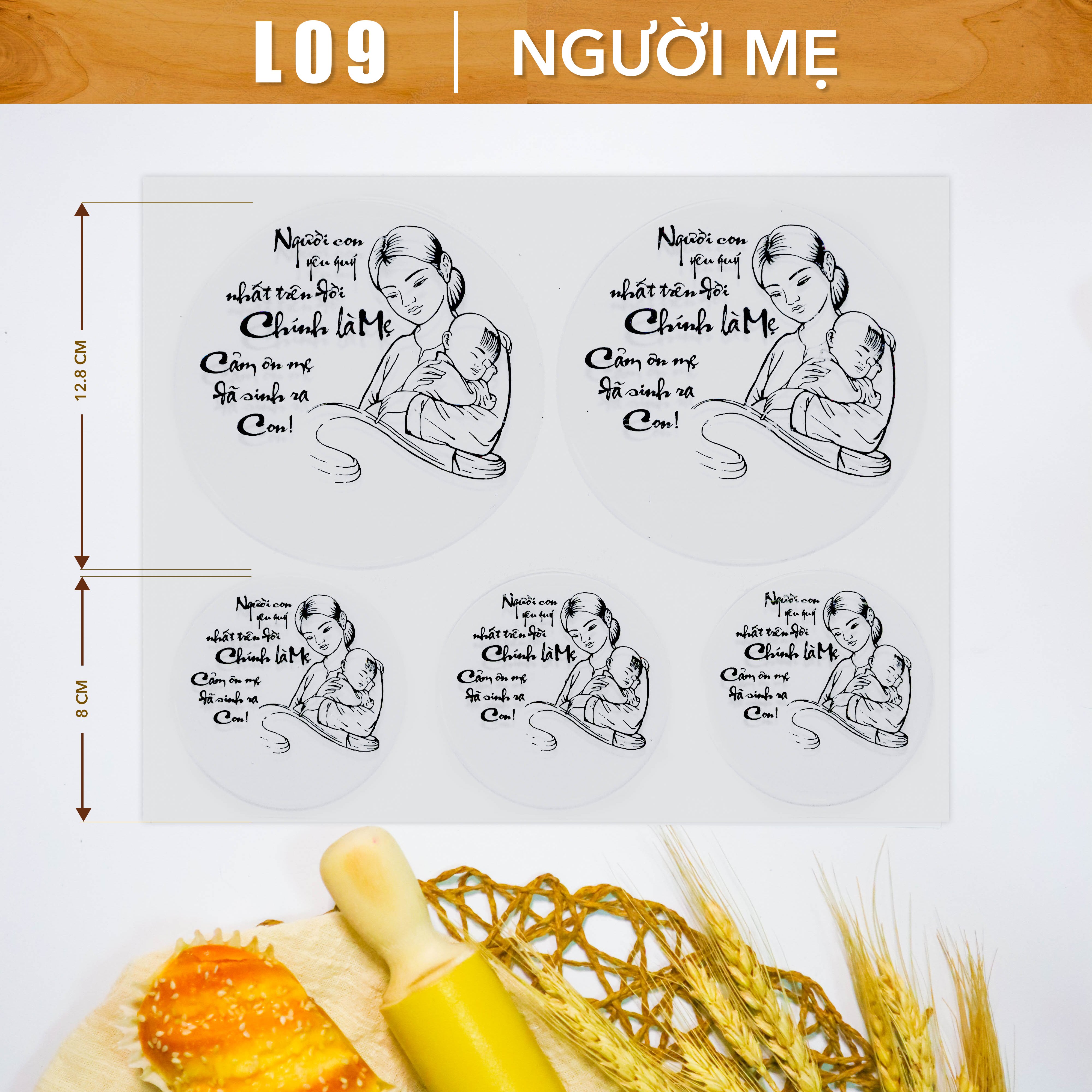 Khuôn In Hình Socola-Người Mẹ