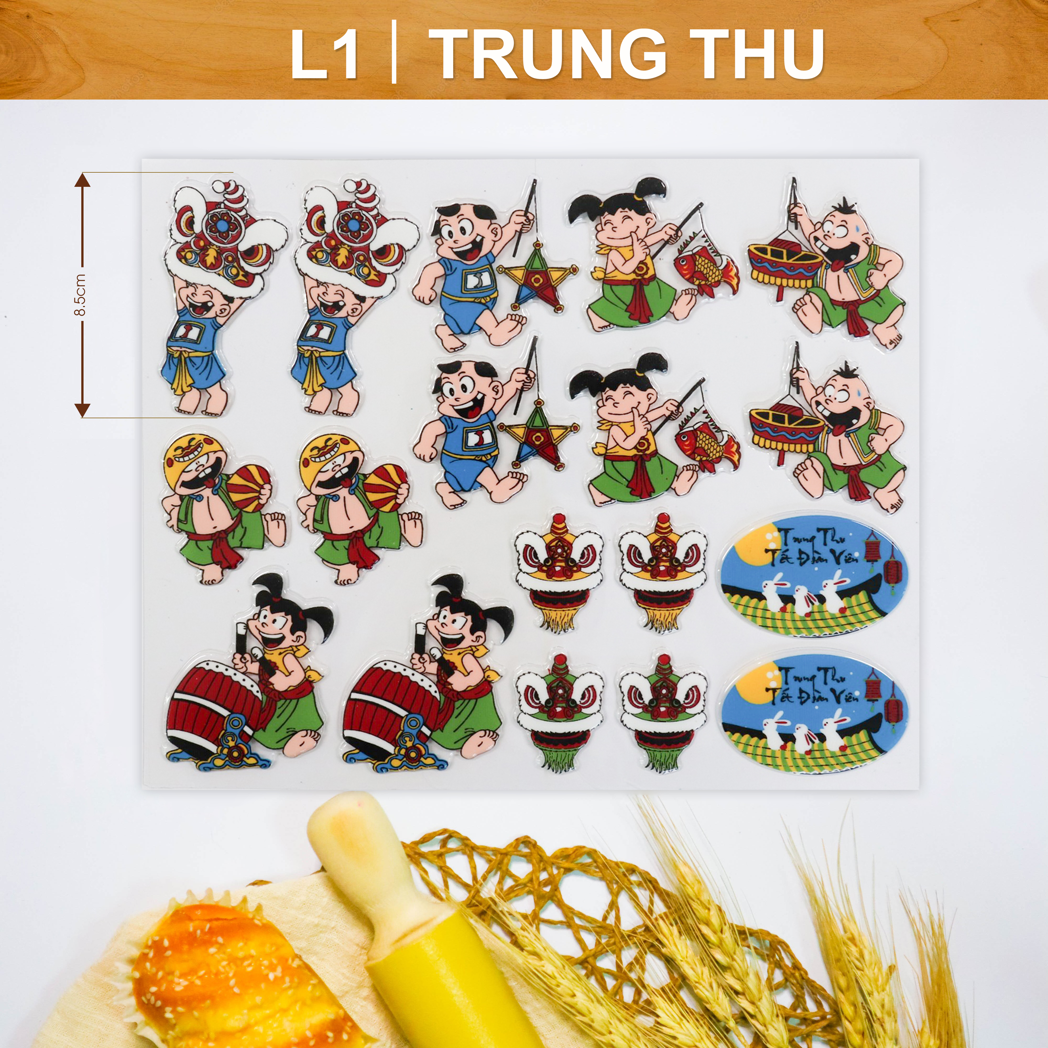 Khuôn In Hình Socola-Trung Thu