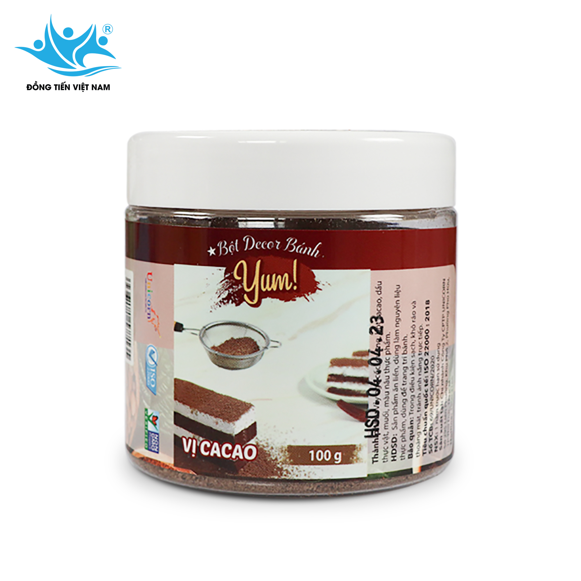 Tổng Hợp Bột Decor Bánh 100g-VỊ Ca Cao 