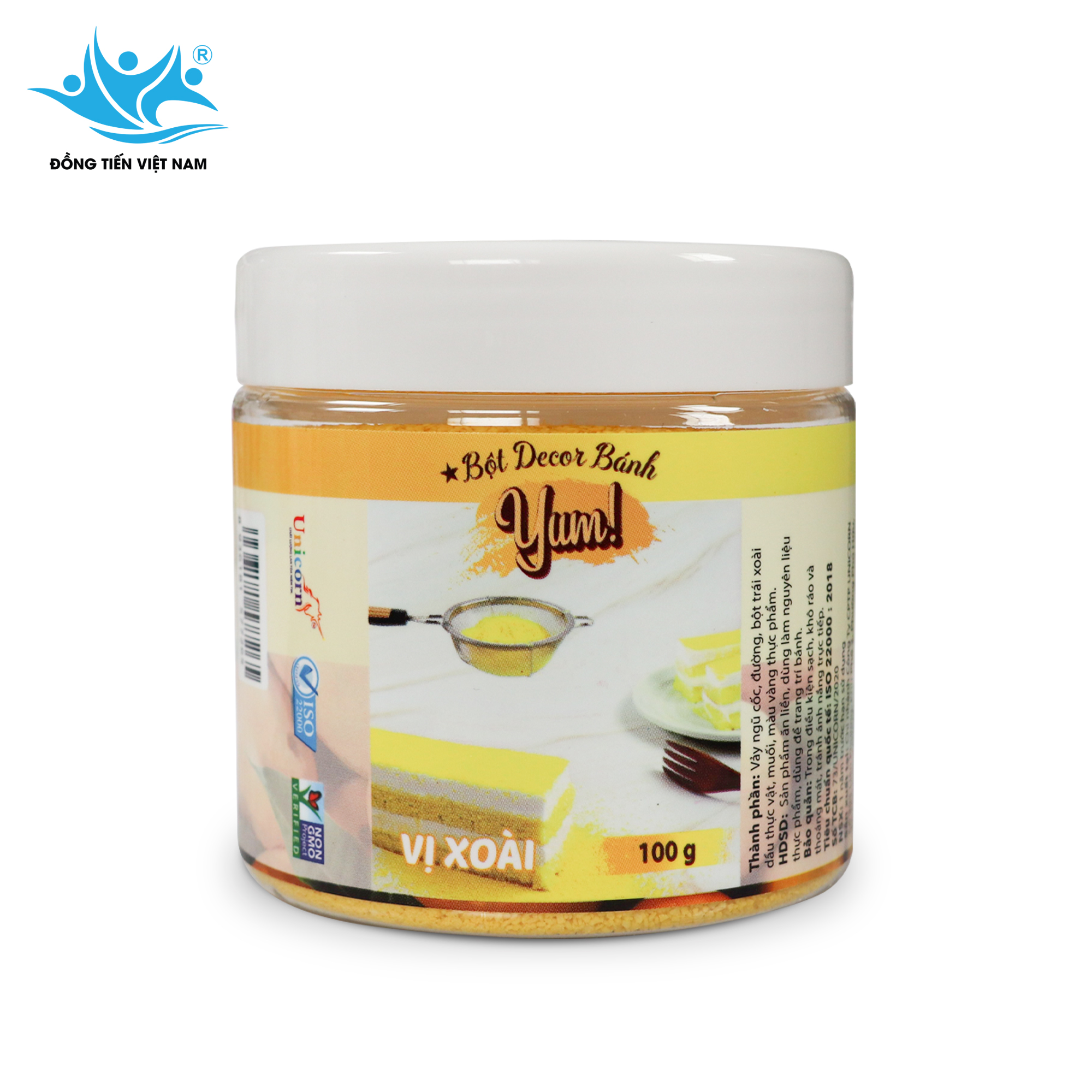 Tổng Hợp Bột Decor Bánh 100g-Vị Xoài 