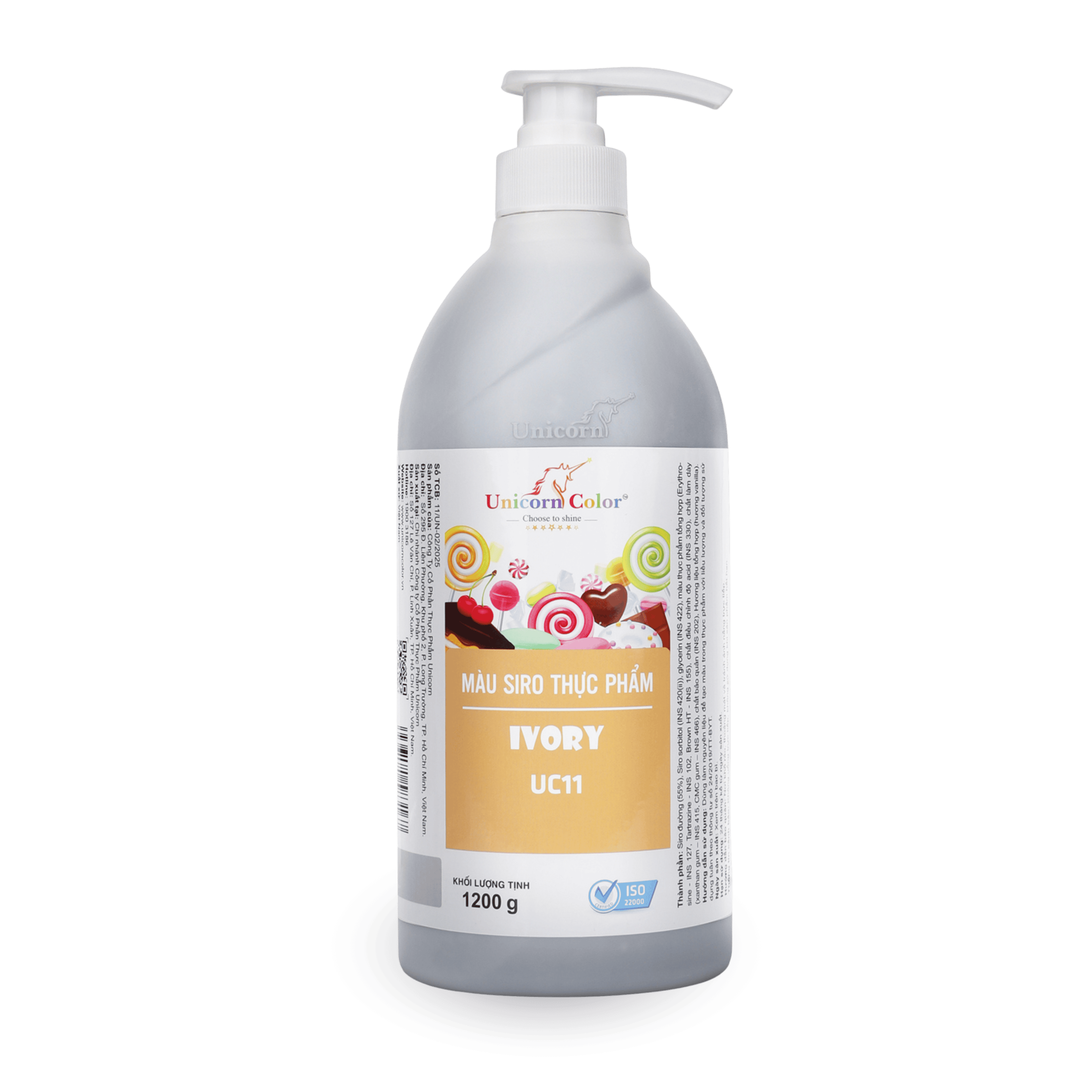 Màu Siro Unicorn Ivory 200g