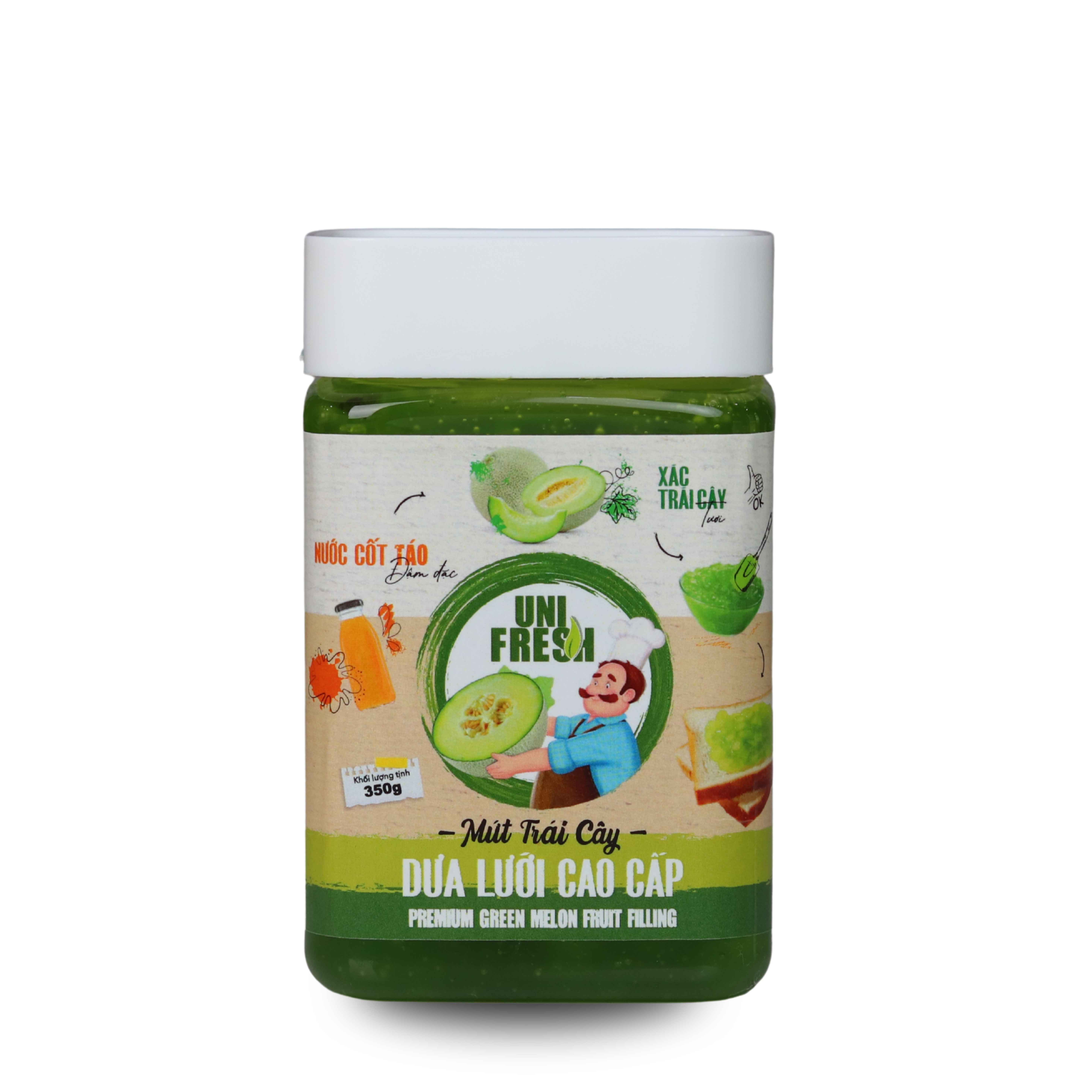 Mứt Trái Cây Unifresh Dưa Lưới Cao Cấp 350g