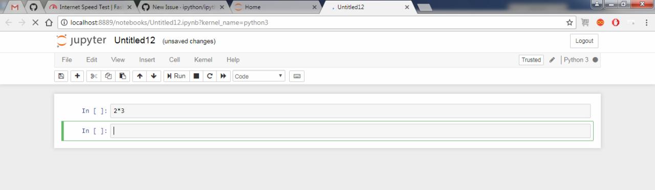 Jupyter Notebook Is Not Showing The Output Of Any Code Executed On The Cell  · Issue #11027 · Ipython/Ipython · Github