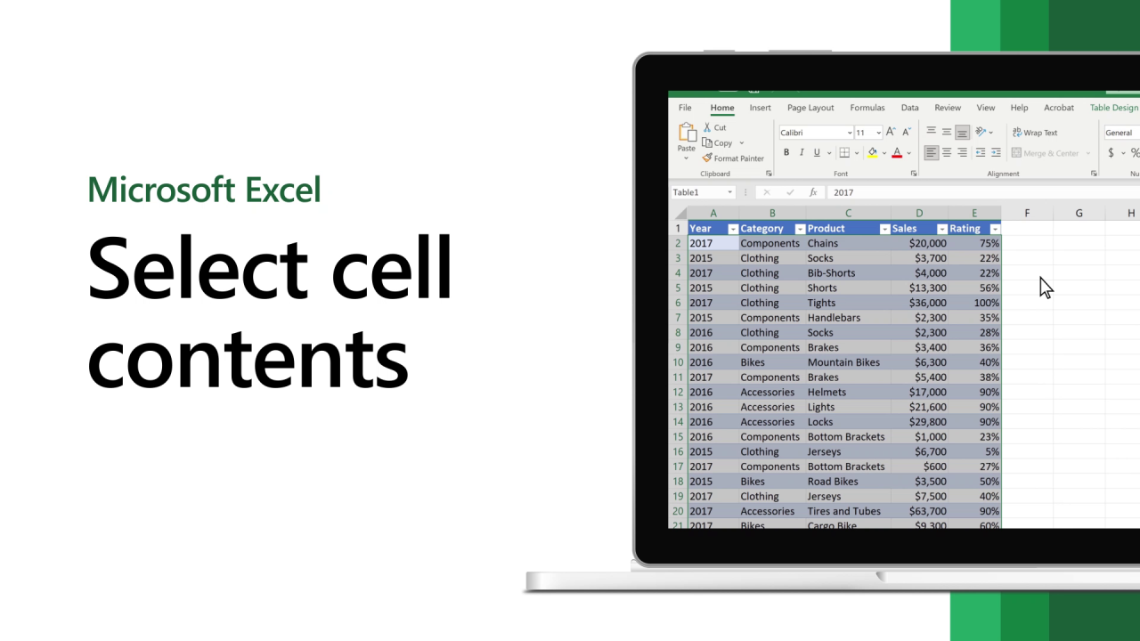 Celinhoud Selecteren In Excel - Microsoft Ondersteuning