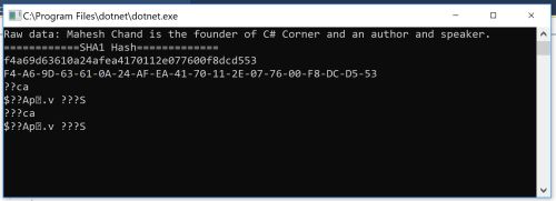 Convert Byte Array To String In C#