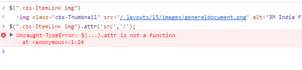 Sharepoint Online - Jquery Error .Attr Is Not A Function - Sharepoint Stack  Exchange