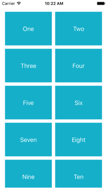 React Native Simple Custom Gridview Layout Android Ios Tutorial