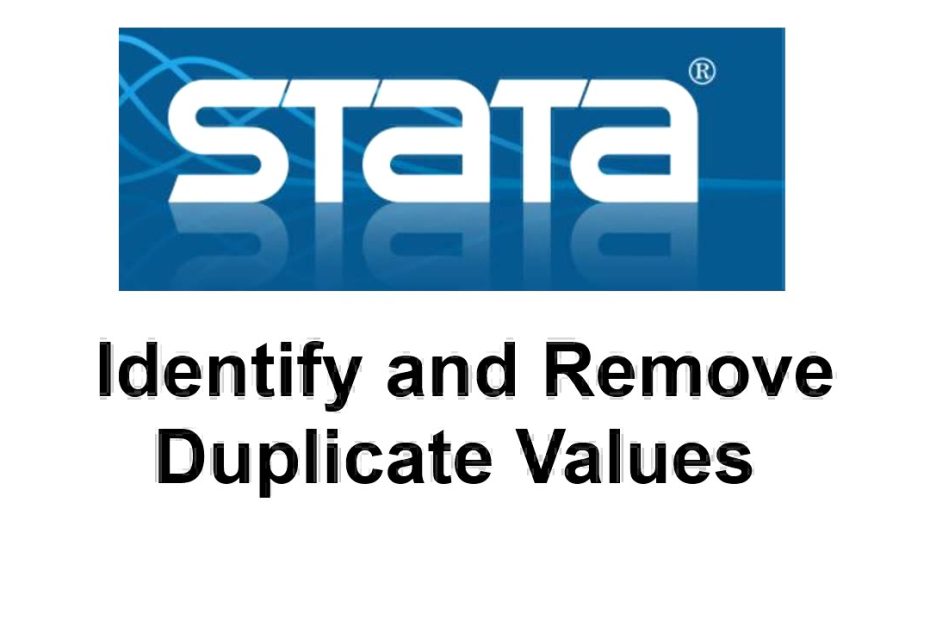 Identify And Remove Duplicate Values And Observations In Stata | Road To  Phd - Youtube