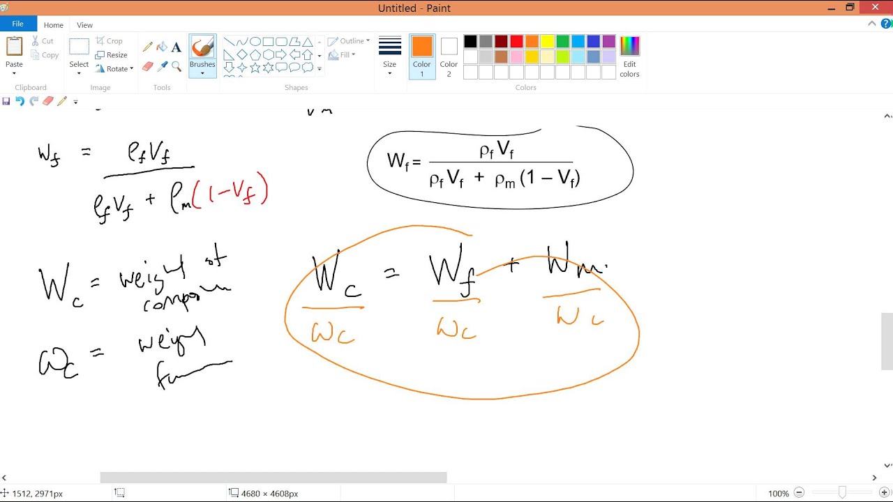 V2 4 Conversion Of Weight Fraction To Volume Fraction Bit Mess Up But Okok  La - Youtube