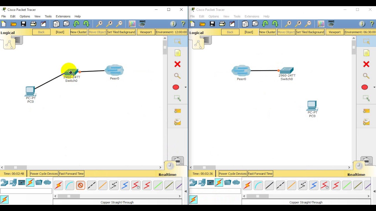 Multi User Connection Cisco Packet Tracer - Youtube