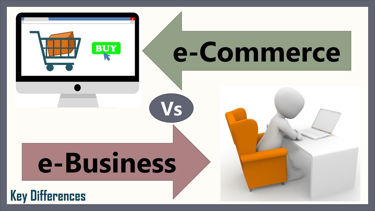 E-Commerce Vs E-Business: Difference Between Them With Definition, Types &  Comparison Chart - Youtube