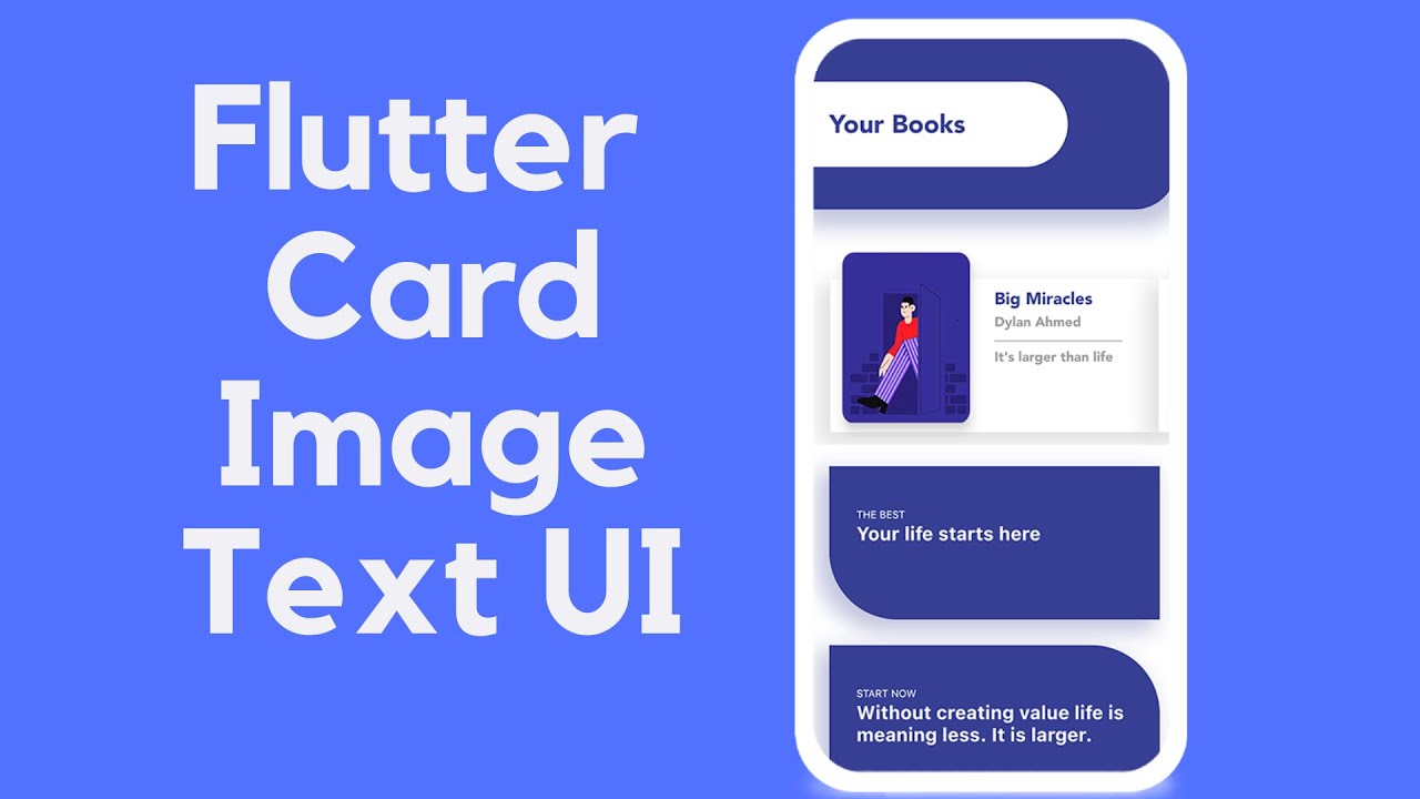 Flutter Card Ui | Flutter Listview | Flutter Card Widget | Flutter Ui Design | Scrollable Listview - Youtube