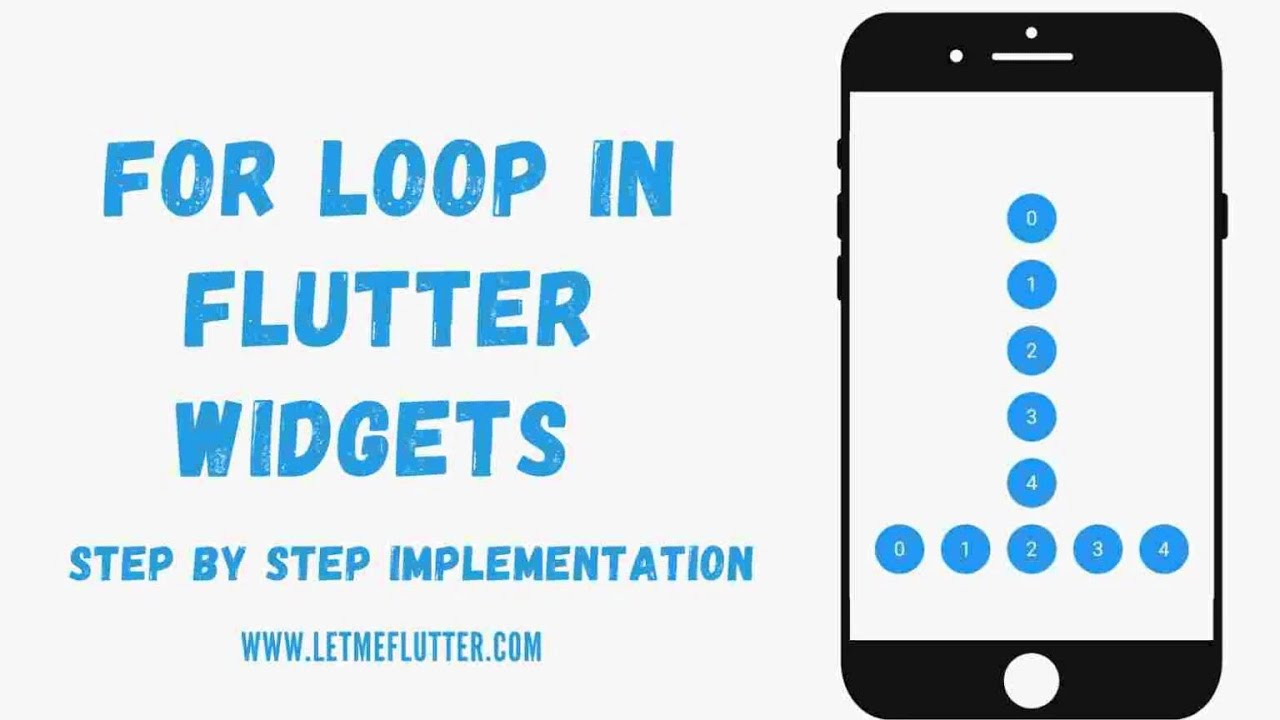 How To Use For Loop In Flutter Widgets | Flutter Tutorial | Flutter Widgets  | For Loop In Dart - Youtube