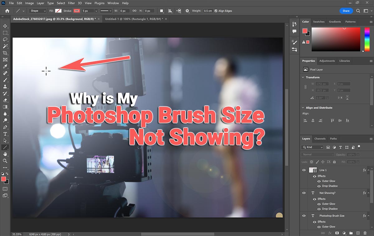 8 Reasons Why Your Photoshop Brush Size Is Not Showing - Lapse Of The  Shutter