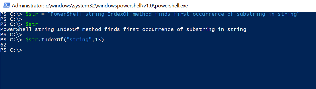 How To Find Position Of Substring In Powershell - Shellgeek