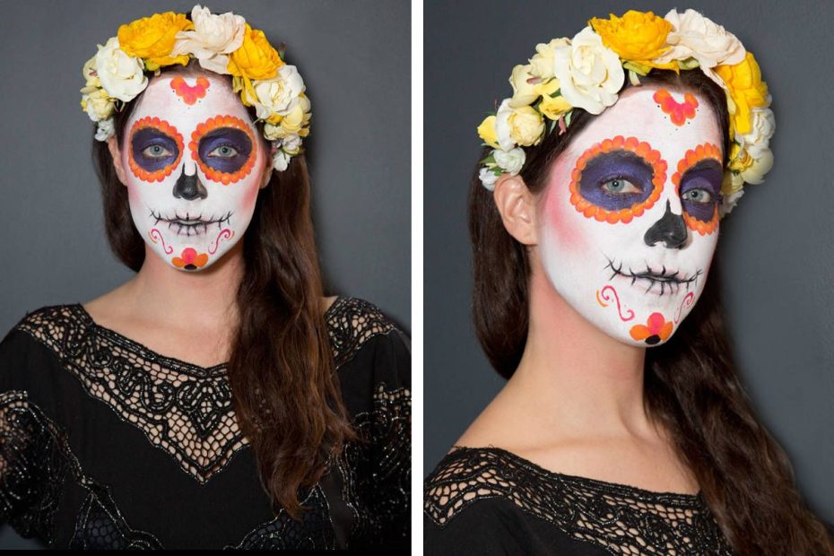 Sugar Skull Makeup How To - How To Paint A Sugar Skull Face
